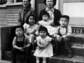 Wong Family Portrait: Voy and Fay with their five children, Ellen, Don, Janlee, Linda, and Julie, c. 1955-1960