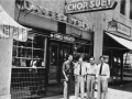 Chung King Restaurant in Downtown, Riverside, CA. Owner Voy Wong is second from left, c. 1940s