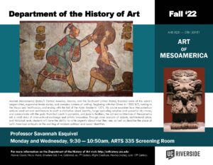 Course Flyer for AHS 025, Fall 2022