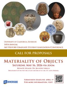 Materiality of Objects. 14th Annual Graduate Student Conference