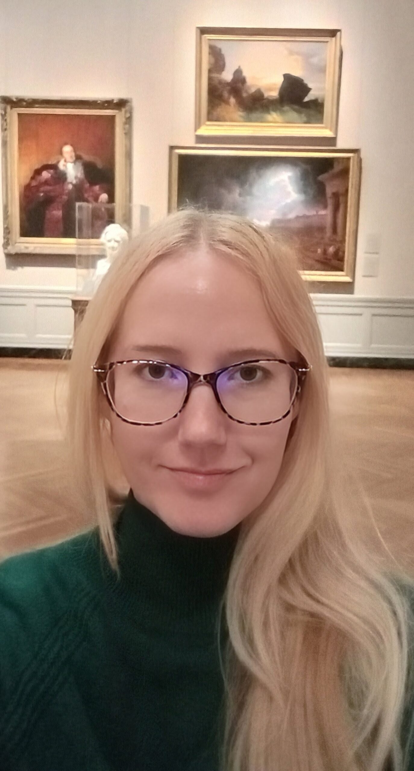 rachel shermock at the mfa boston